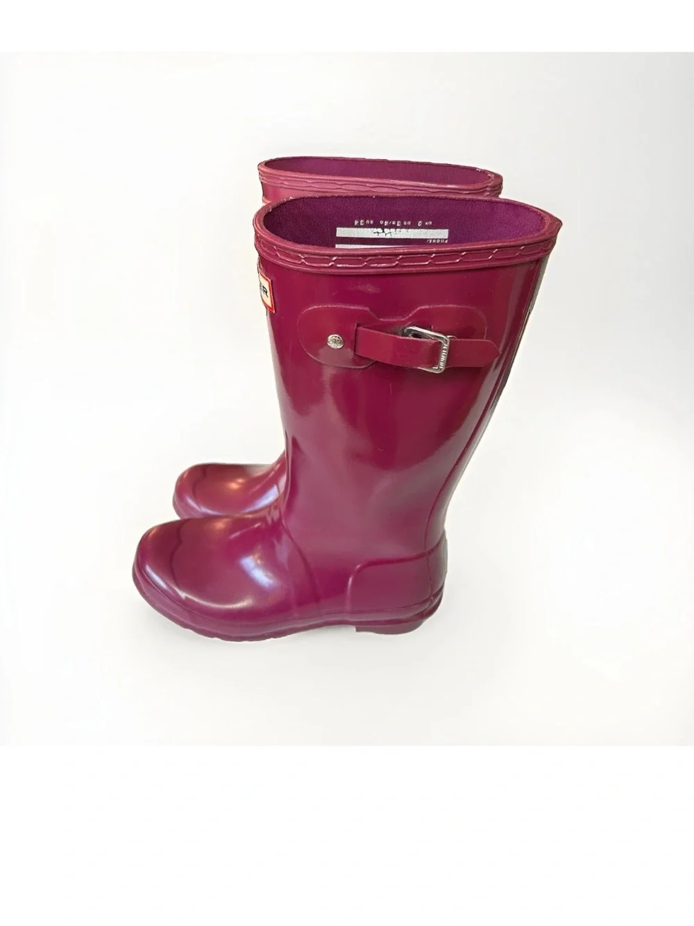 Hunter kids Magenta Tall Rain Boots